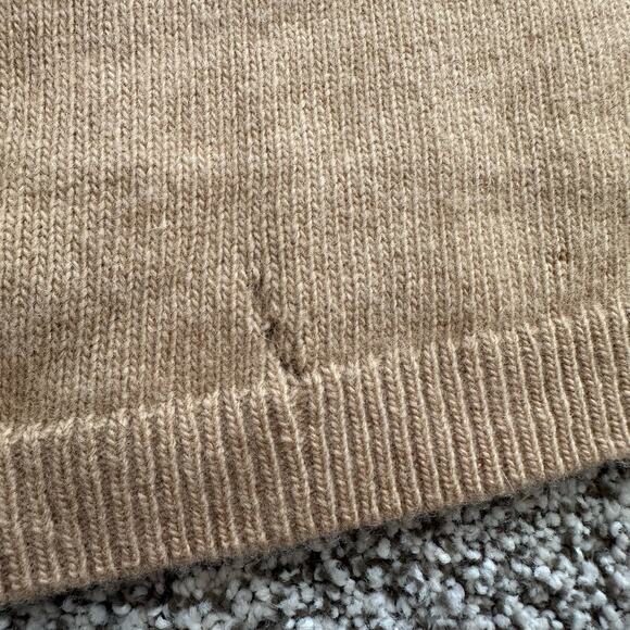 Lafayette 148 tan wool/cashmere sweater vest size L - Picture 12 of 14